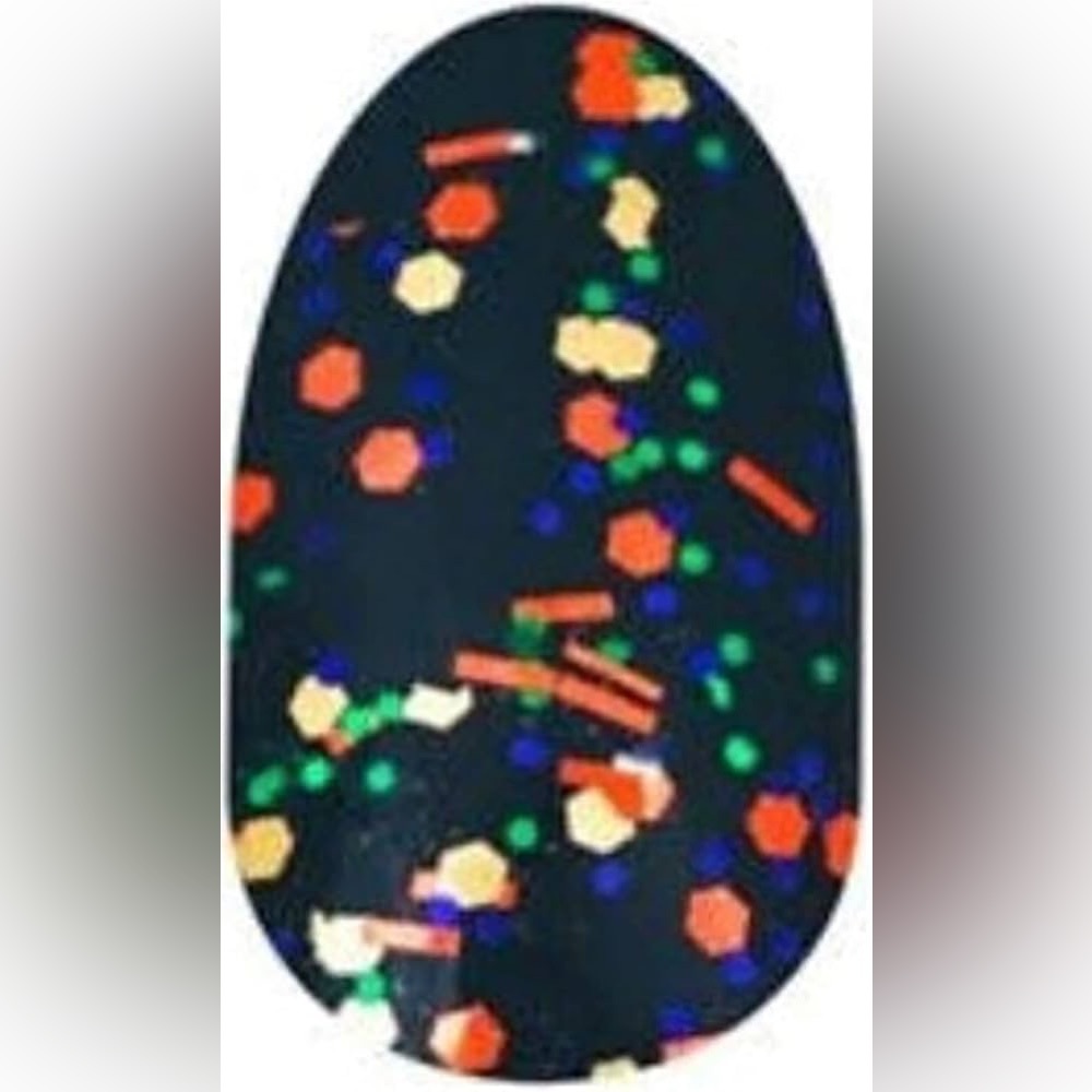 Color Street CREEP IT REAL Black Orange Green Purple Glitter Halloween Set